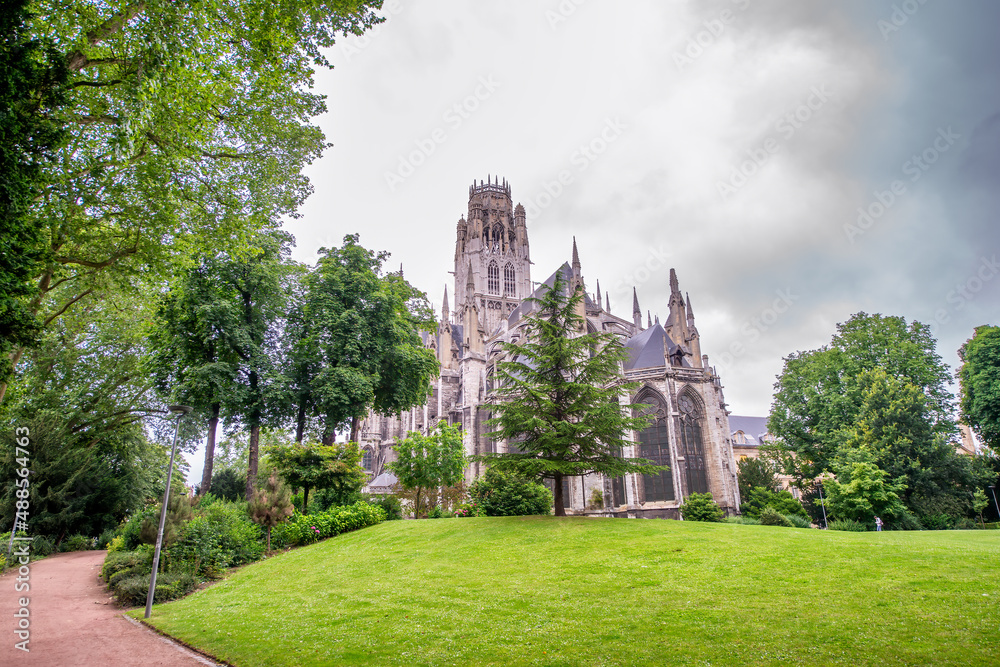 Saint-Ouen Abbey Church in Rouen, Normandy.