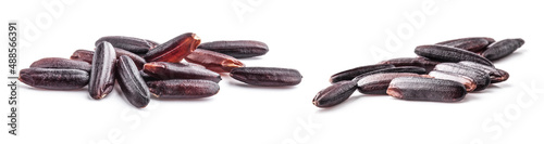 Wallpaper Mural Dark wild rice isolated on white background Torontodigital.ca