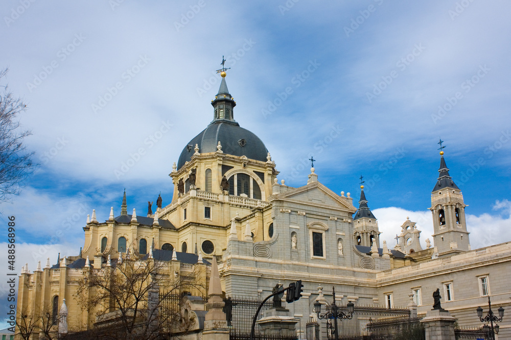  Almudena Cathedral in Madrid, Spain 