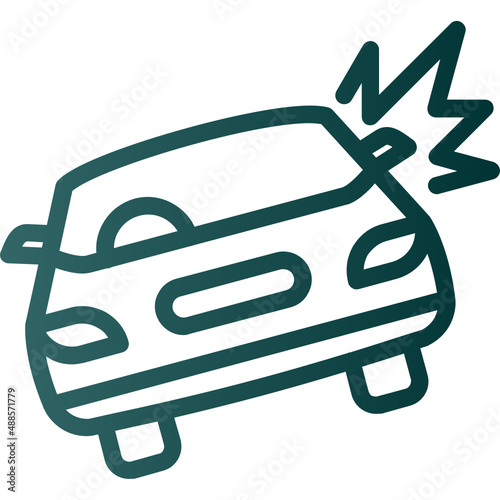 Car Crash Icon