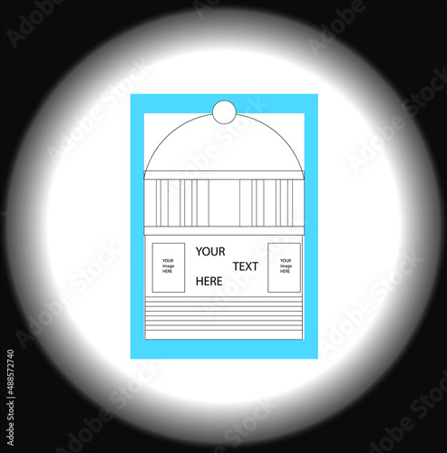 Book caver or poster design,