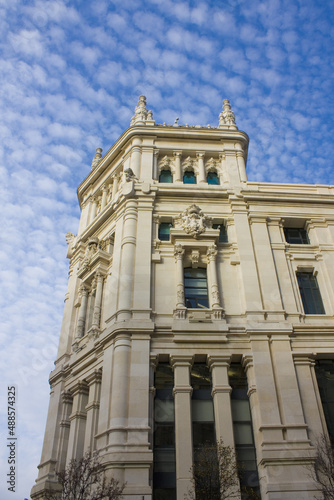 Beautiful historical building in Old Town of Madrid, Spain	

