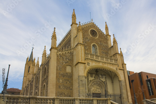 Church San Jeronimo el Realo in Madrid, Spain photo