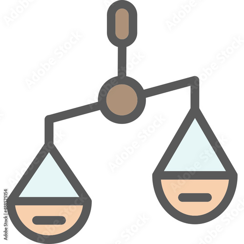 Balance Scale Left Icon photo