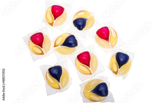 washing capsules isolated