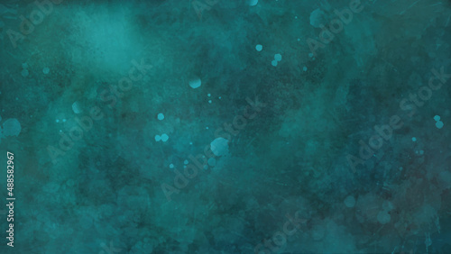abstract blurry green background with drops © Creative