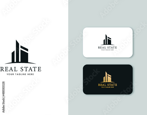 Real Estate building logo vector
