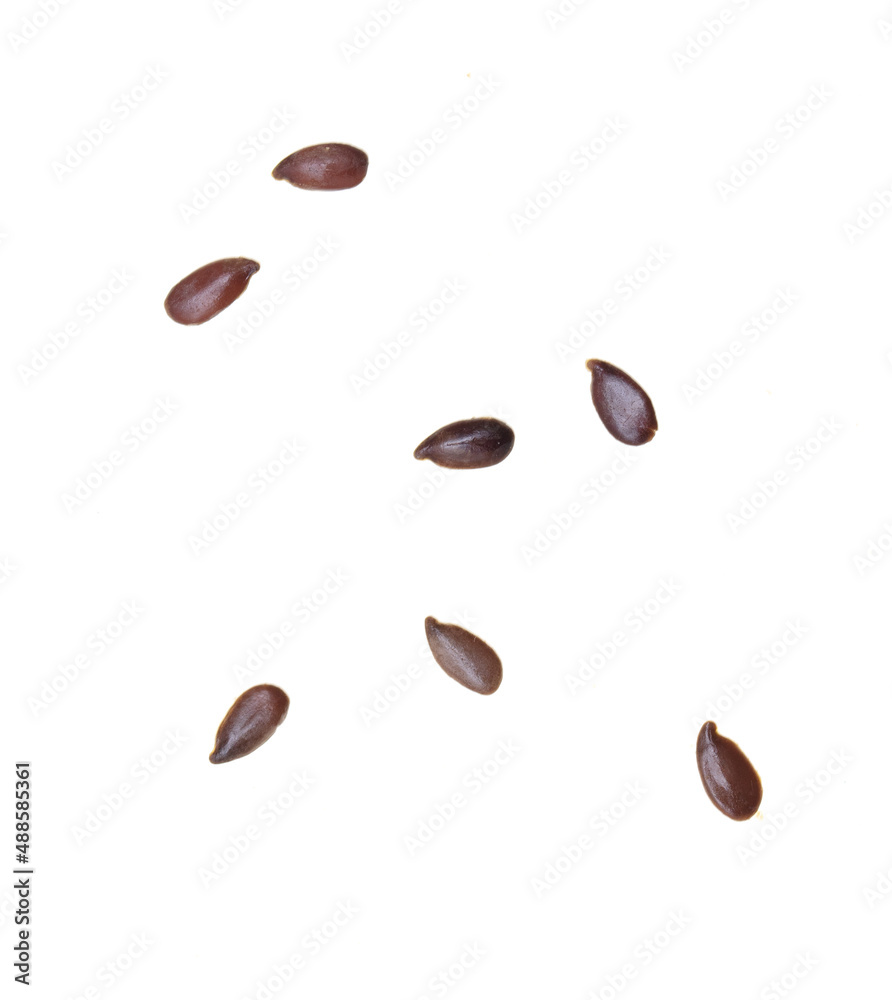 Sesame seeds isolated on white background. Sesame seeds isolated on white background.
