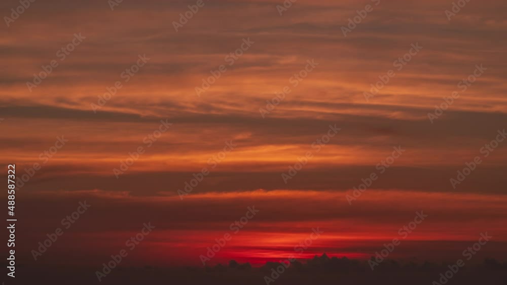 sunset over the sea time lapse., Beautiful cloudscape over the sea, sunset time lapse shot sunset over the sea time lapse., Beautiful cloudscape over the sea, sunset time lapse shot