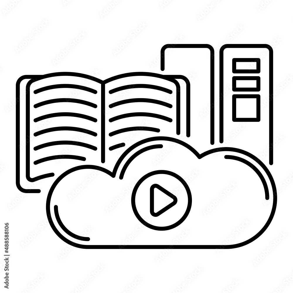 Cloud machine learning model Concept, AI Platform Vector Icon Design ...