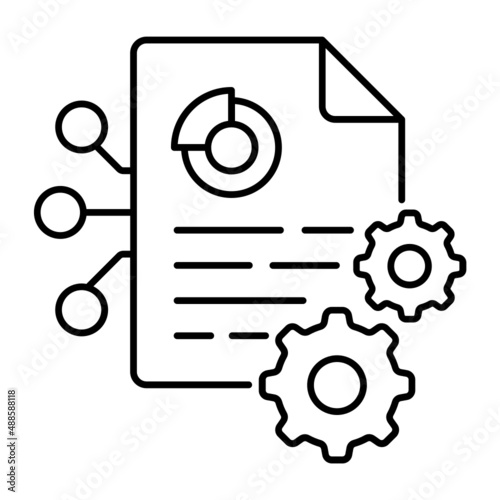 Digital growth statistics Concept, disk space analyzer Vector Icon Design, Cloud computing Symbol, Client server model Sign, Web Hosting and Edge device stock illustration