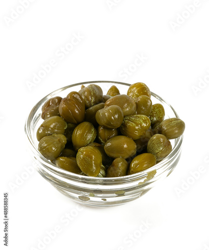 capers isolated on white background
