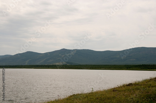 lake in the mountains beautiful nature