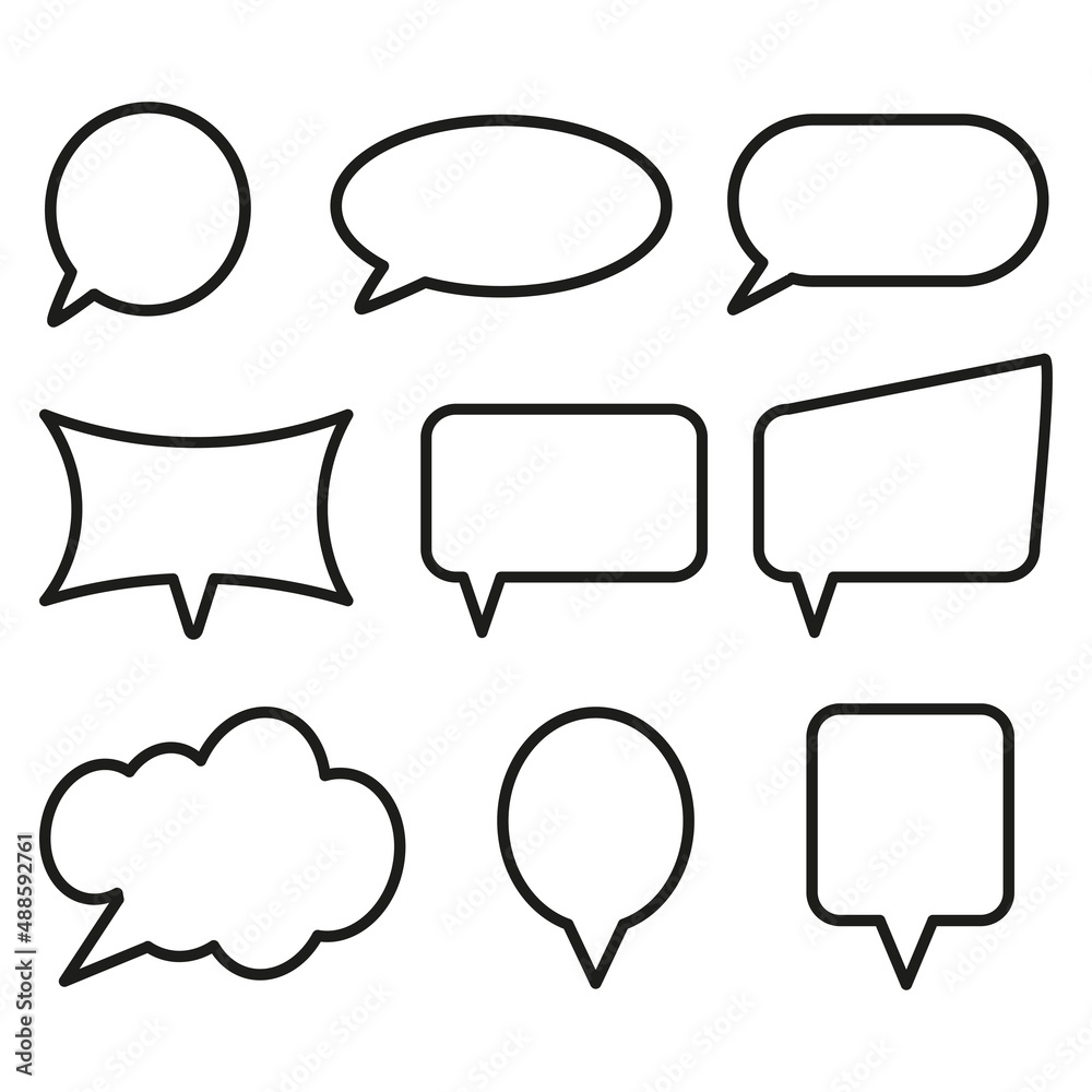 Set of bubbles for infographics hand drawn. vector icon for apps and websites. vektor Set of bubbles for infographics hand drawn. vector icon for apps and websites. vektor