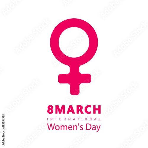 8 march, International Women's Day. Vector