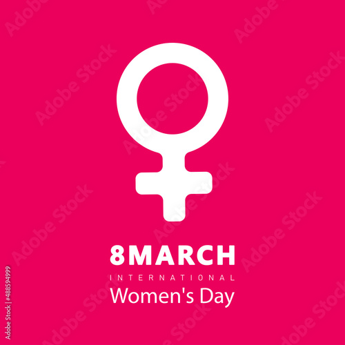 8 march, International Women's Day. Vector