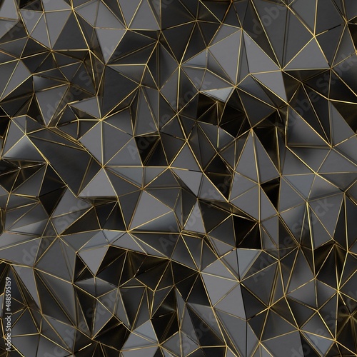 Splash fluid. 3d illustrati...