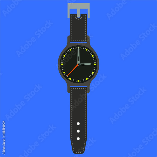 wrist watch illustration vector