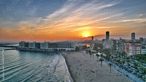 Hiszpania Alicante zachód słońca © Travel Spot 