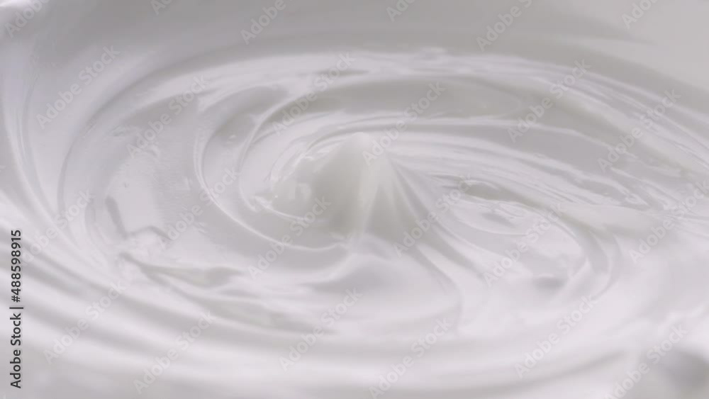 Cosmetics cream with rotate. Close-up shot. Cosmetics cream with rotate. Close-up shot.