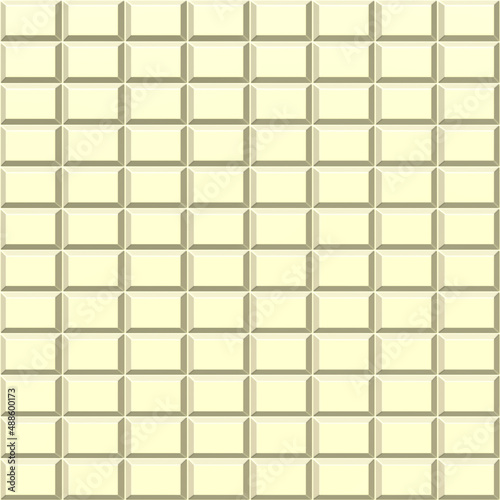 パターン素材 シンプルな板チョコのイメージ（1） ホワイトチョコレート