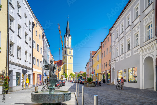 Kirche, Vilshofen an der Donau, Bayern, Deutschland	 photo