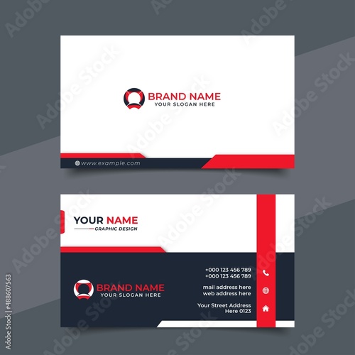 Creative Modern Professional Business card Vector Design