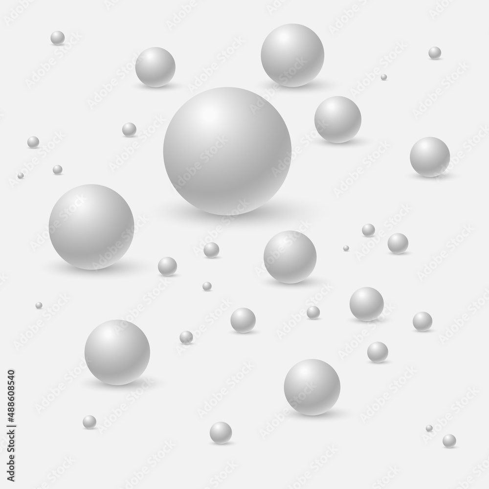 White sphere or 3d ball. Round geometric figure. White sphere or 3d ball. Round geometric figure.