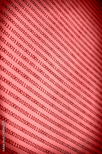 Binary Code Techno Background