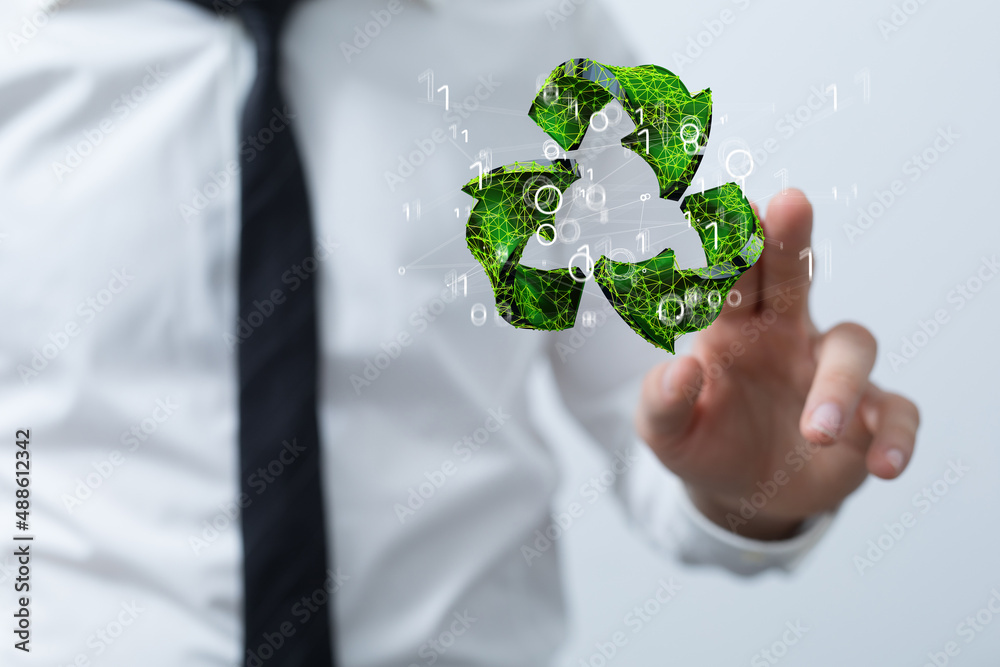 green recycling symbol for clean energy green recycling symbol for clean energy