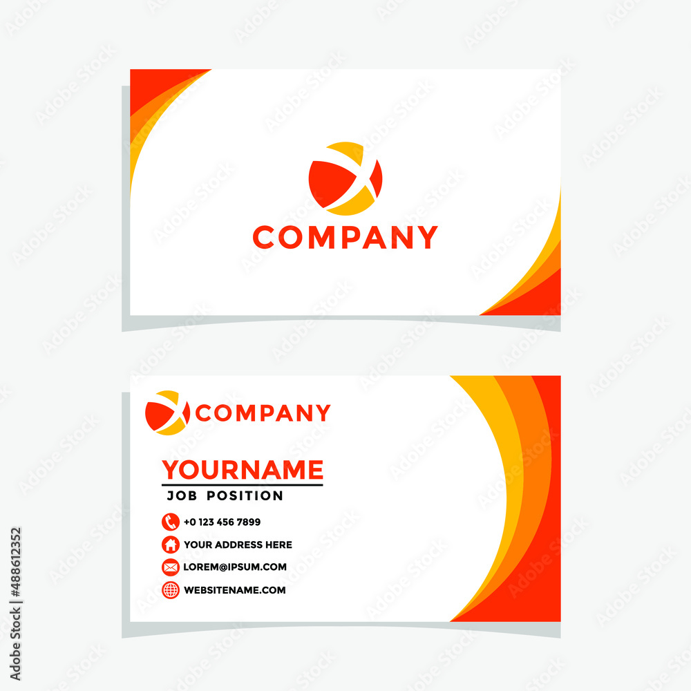 Fototapeta premium Modern and Clean Business Card template