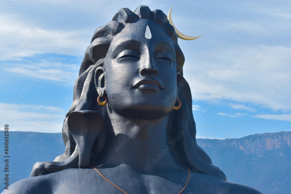 ISHA YOGA CENTRE ADIYOGI SHIVA STATUE Stock Photo Adobe Stock