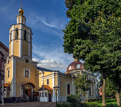 All saints church in Moscow, Russia. Year of construction -1733 photo