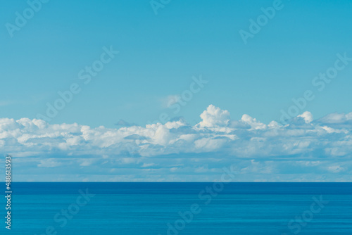 blue sky and sea