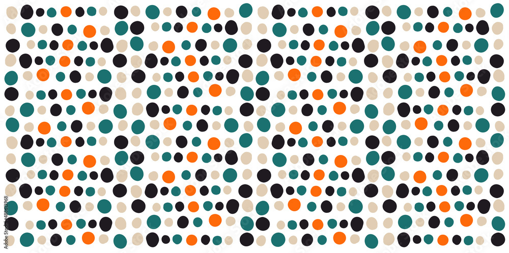 colorful background with dots