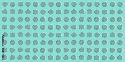 seamless pattern with blue circles