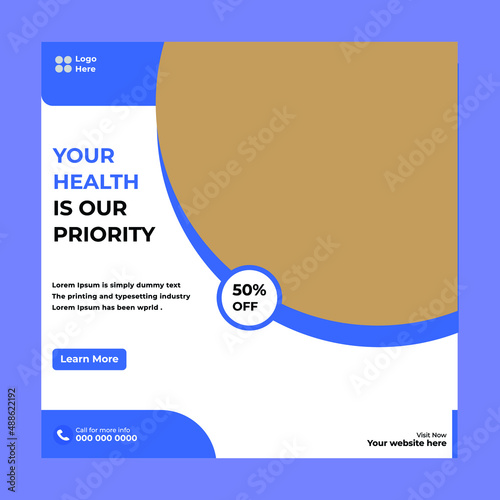 Medical Social Media Post Template
