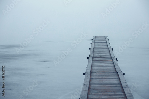 pier on the lake