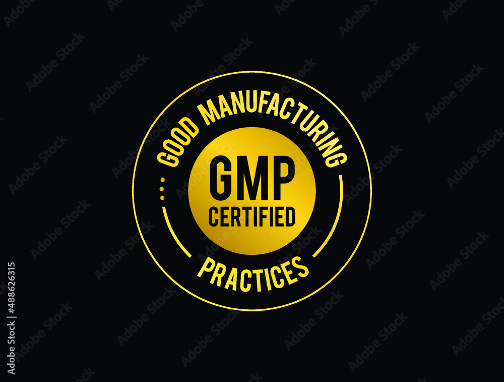Fototapeta premium good manufacturing practices icon vector illustration 