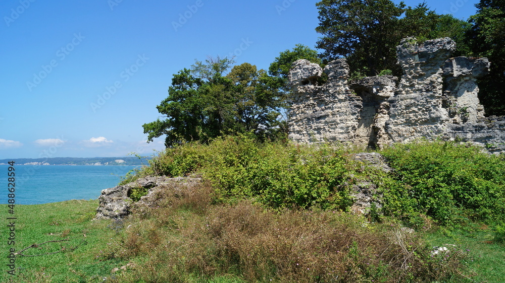 Ruins of an ancient chapel in Abkhazia. Ruins of an ancient chapel in Abkhazia.
