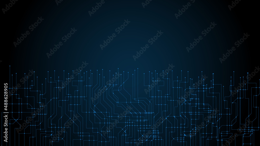 Technology background circuit board Hi-tech communication concept innovation abstract background vector illustration