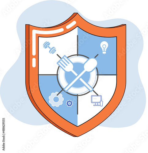 Confidence concept. Person has private conversation metaphor. Confidential communication. Trust property, reassuring partnerships, conviction. Protection of intellectual property. Confidential data