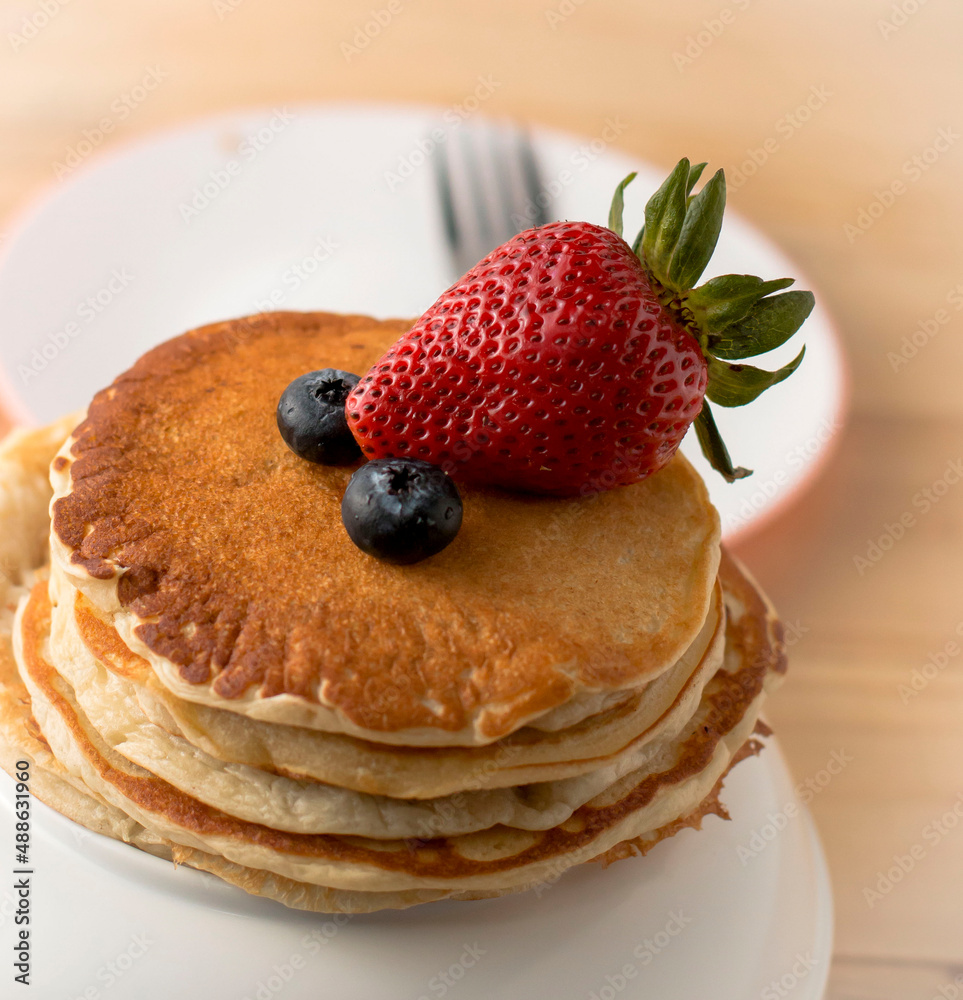 Desayuno con Waffles Desayuno con Waffles