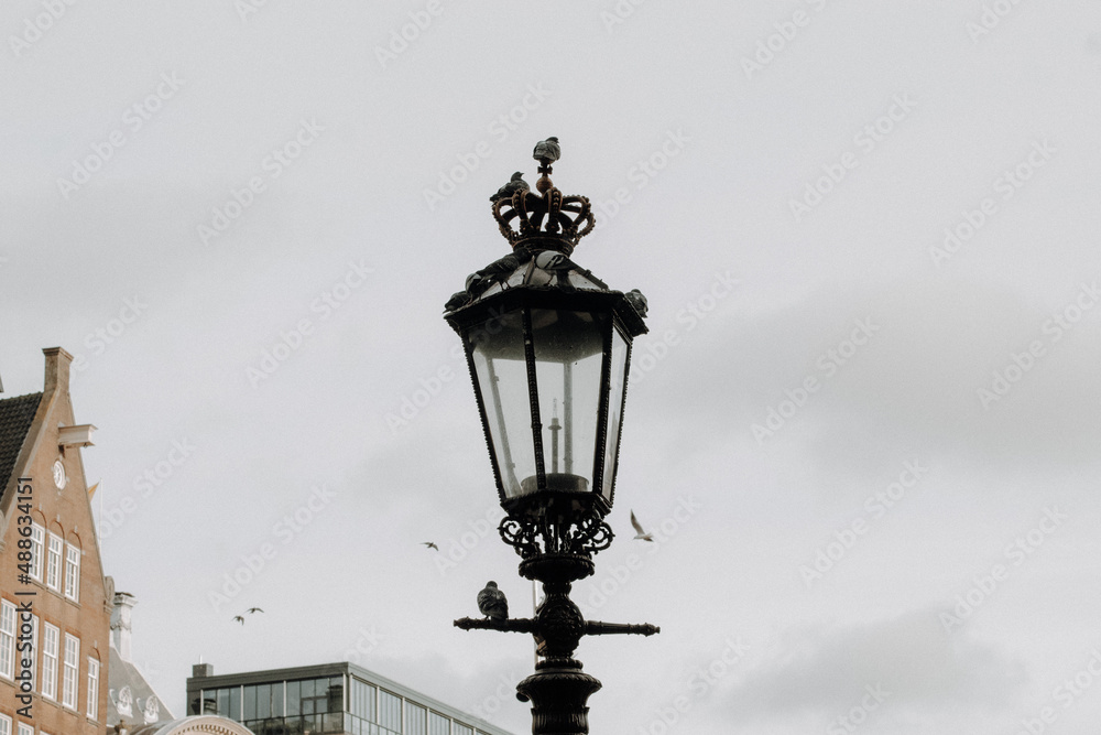 old street lamp