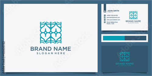 elegant pattern love logo design icon. love logo vector