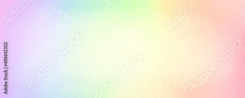 Soft rainbow background with texture and gradient colors  pretty springtime banner