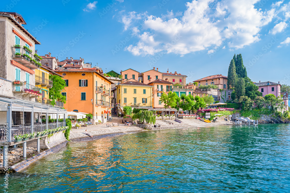 Varenna, the Lombard village of lovers on Lake Como. The small village of Varenna is the perfect place for a romantic weekend. The Walk of Lovers is pedestrian path over water of lake.