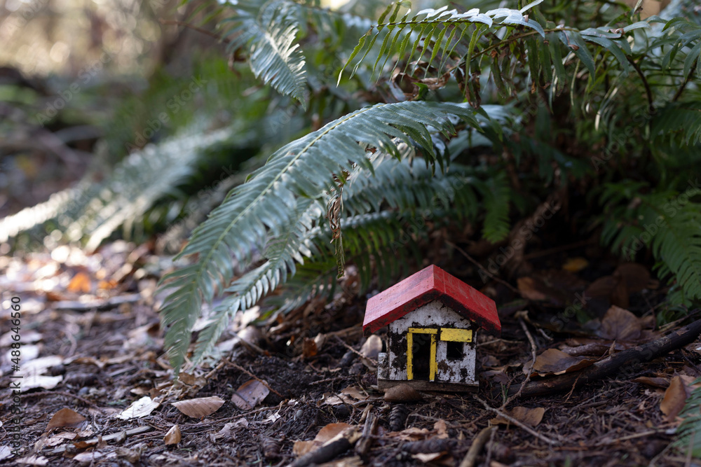 Obraz premium Fairy Houses in The Forest