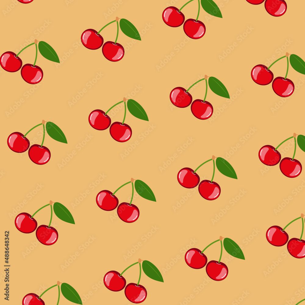 cherry pattern cherry pattern