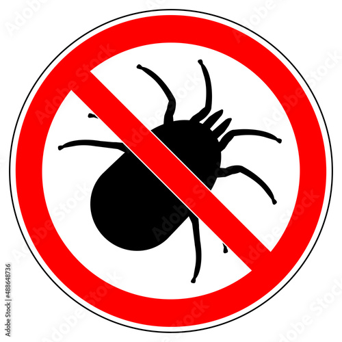 vsrr229 VectorSignRoundRed vsrr - german: Hausstaubmilben / Milben verboten . english: prohibition sign . allergy - house dust mite - no mite . vector sign . transparent . AI 10 / EPS 10 . g11235